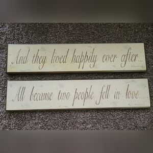 Rustic Cream Wall Decor Plaque Bundle